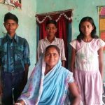 Sushila Devi and her three children