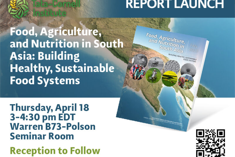 Report Launch: Food, Agriculture, and Nutrition in South Asia