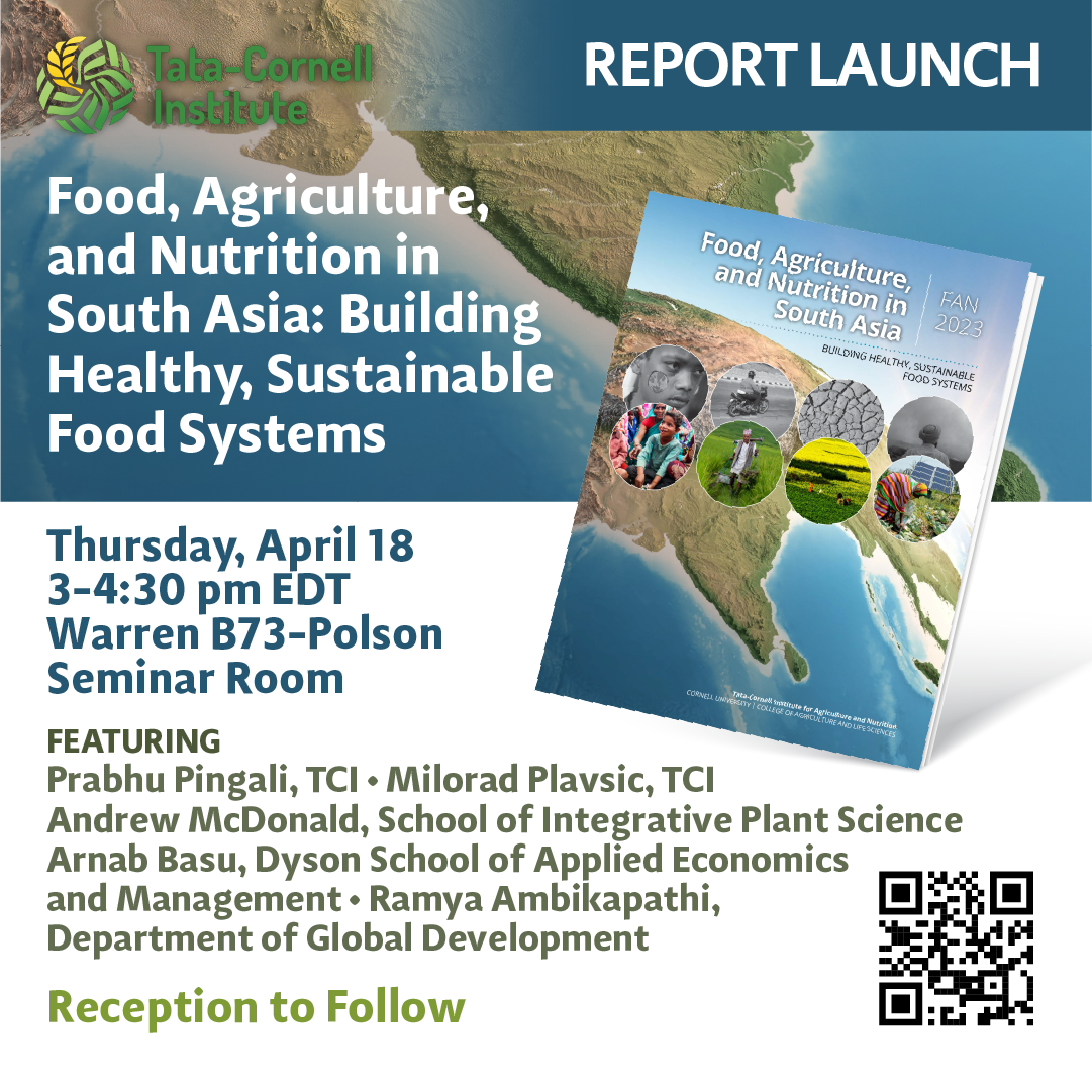 Report Launch: Food, Agriculture, and Nutrition in South Asia