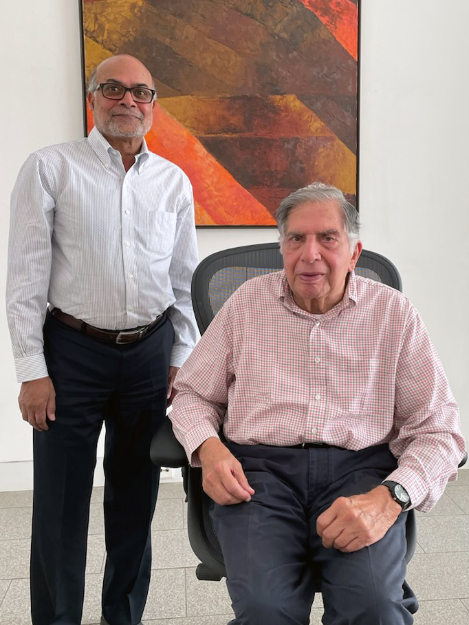 Prabhu Pingali and Ratan Tata