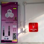 A sanitary pad vending machine