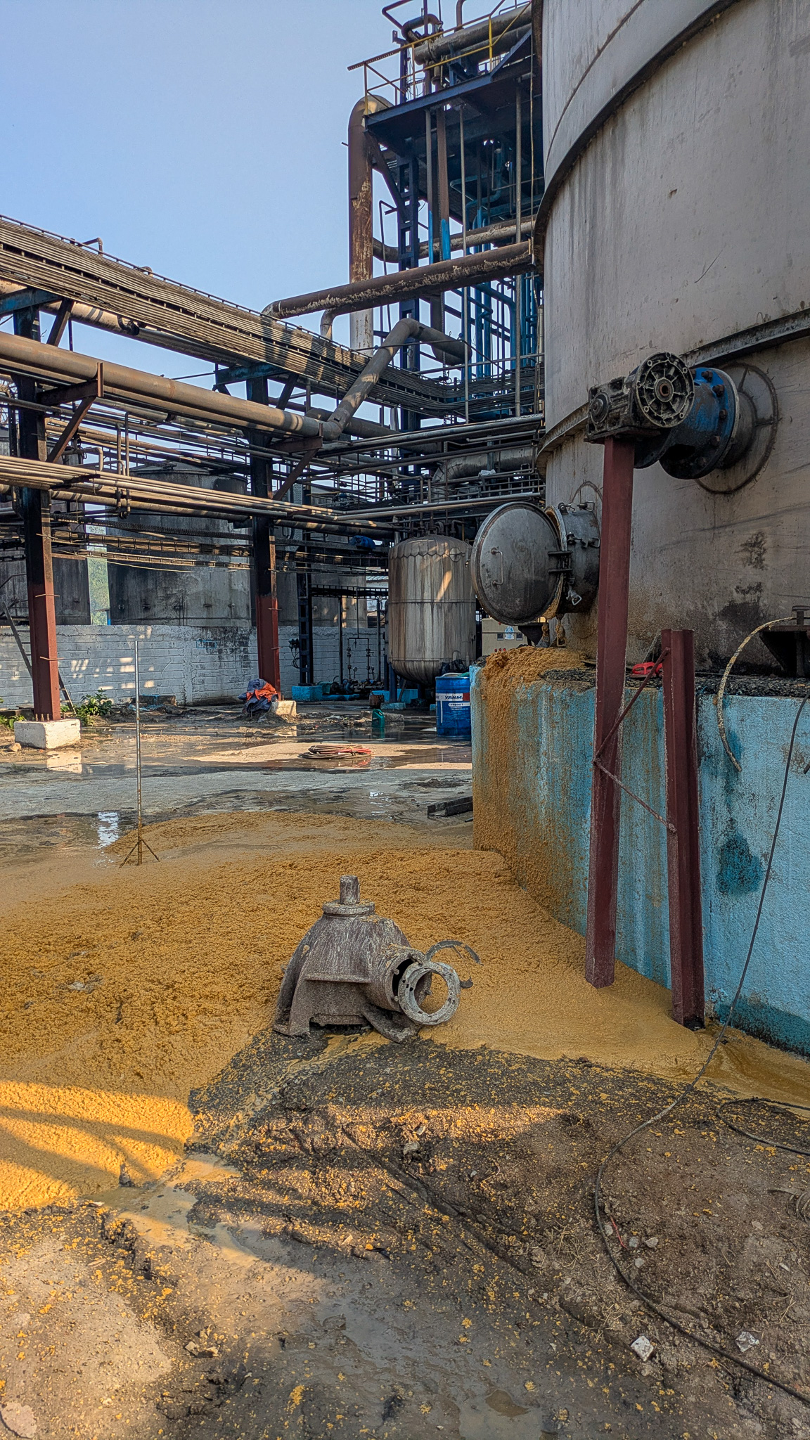 Equipment at an ethanol plant